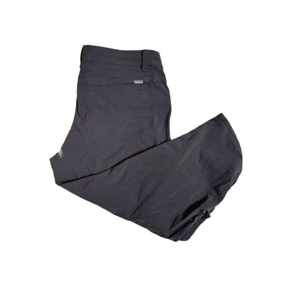 Eddie Baur Women's black capri hiking walking pants Sz 8‎ - Picture 1 of 9